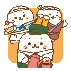 しろたん ワクワクお仕事スタンプを実際にゲットして、トークで遊んでみた。