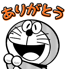 ドラえもん うごくモノトーンスタンプを実際にゲットして、トークで遊んでみた。