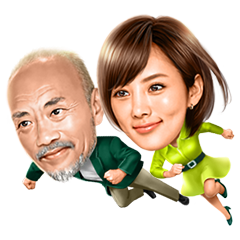 竹中直人＆夏菜コミュニケーションスタンプを実際にゲットして、トークで遊んでみた。