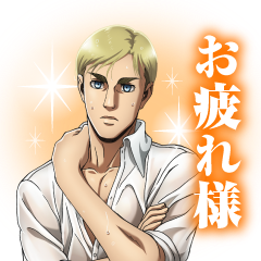 進撃の巨人　オリジナルLINEスタンプを実際にゲットして、トークで遊んでみた。