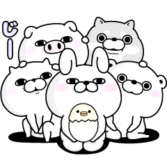 うさぎ＆くま１００％と仲間たちを実際にゲットして、トークで遊んでみた。