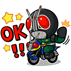 LINE レンジャー×仮面ライダーコラボを実際にゲットして、トークで遊んでみた。