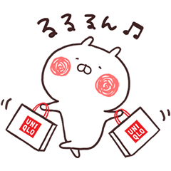 ユニクロ×うさまるコラボスタンプを実際にゲットして、トークで遊んでみた。