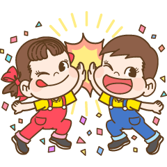 バブル2xペコちゃん コラボスタンプ！を実際にゲットして、トークで遊んでみた。