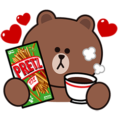 プリッツ×BROWN&FRIENDSを実際にゲットして、トークで遊んでみた。