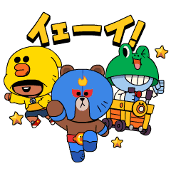 ブロスタ×LINE FRIENDSのダウンロード方法