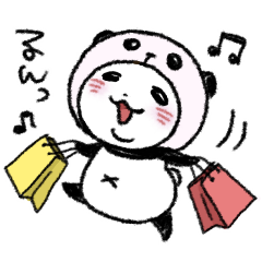 パンダinぱんだ × LINEチラシのダウンロード方法