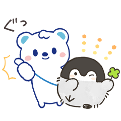 コウペンちゃん×うえたん　コラボスタンプのダウンロード方法