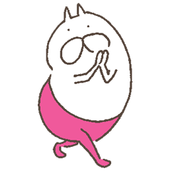 ねこタイツのゆるい無料スタンプのダウンロード方法