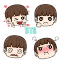 BTS tamoshiemoji e