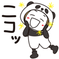 ▶︎動く！はな子✿冬パンダ子ちゃん。