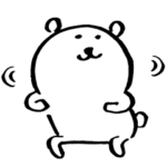 自分ツッコミくま (うご２）