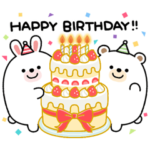 背景が光る！お祝い・誕生日