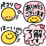カラフル吹き出し♡毎日笑顔