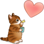 動く☆猫たちのスタンプ
