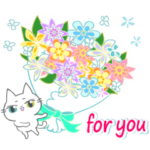 お祝い＆おめでとう満載・白猫ちゃん（改）