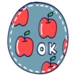 mottoのデコスタンプ♡ワッペン風