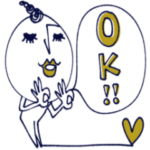 mottoのcoolなスタンプ