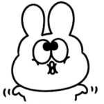 動く太っちょうさぎ