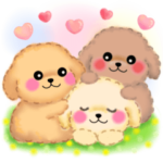毎日使える♥かわいいトイプードル