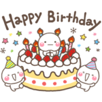 やさしい色彩の大人の親切で丁寧なスタンプ