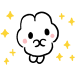 やさうさちゃんの使いやすいスタンプ