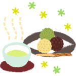 お茶とお菓子でご挨拶３