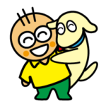 ラブラドールのサンくんとサンくんパパ