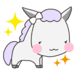 かわいいウマっこスタンプ①