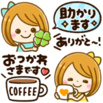 使える敬語ふきだし♡ゆるかわ大人GIRL