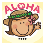 ミリラニのハワイスタンプ（自分の名前用）