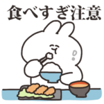 ダイエットをするうさちゃん　その２