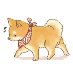 可愛い柴犬の日常スタンプ