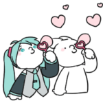 すこぶる動くウサギ＆初音ミクAnimation