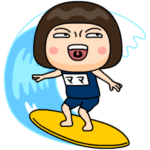 昭和のスク水♀決めポーズ