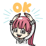 LiSA「動くLiSAスタンプ」