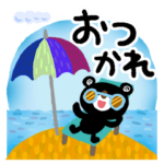 絵本みたいなカラフル夏スタンプ