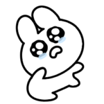 シュールなミニうさぎ