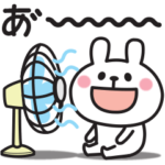 〇うさぎさんの夏スタンプ〇