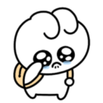 シュールなミニうさぎ