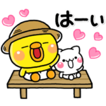 やさしいみんな大集合♡夏のスタンプ