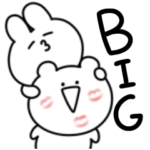 シュールなミニうさぎ&くま