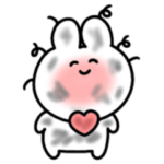 シュールなミニうさぎ