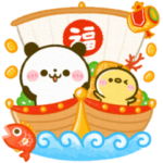 お正月♡祝♡ぴよぱんだ