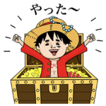 ONE PIECE×ナオココラボスタンプ