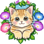 やさしい猫のポップアップ 5☆にゃつ