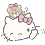 ハローキティ タイニーチャムと一緒