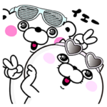 くま＆ぬこ１００％夏休みスタンプ