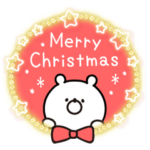 キラキラ光る!ガーリーくまさん*クリスマス