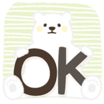 動く！黄色ほっぺのしろくまさん